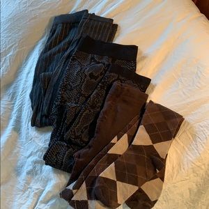 2 leggings, 1 stocking